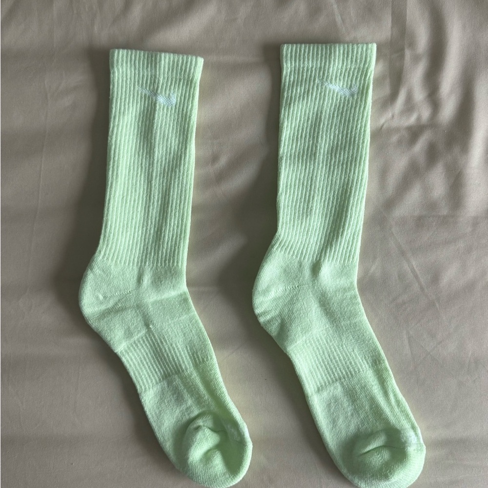 Mint Green Nike Crew Socks